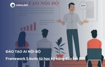 Đào tạo AI nội bộ: Framework 5 bước từ học kỹ năng đến tạo ROI 